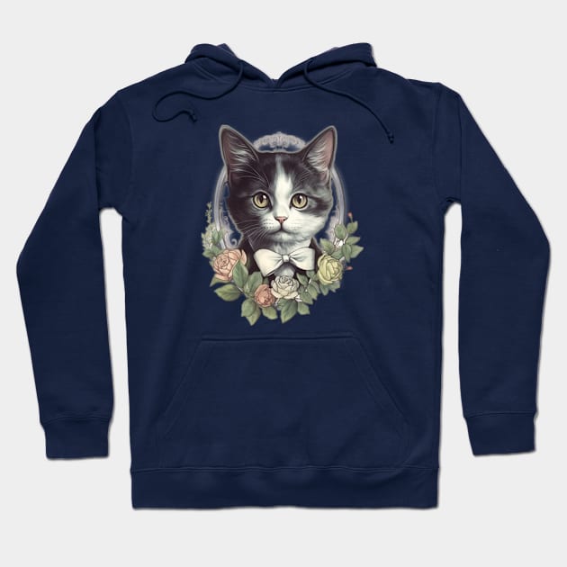 Gentleman Kitten Hoodie by Pet And Petal